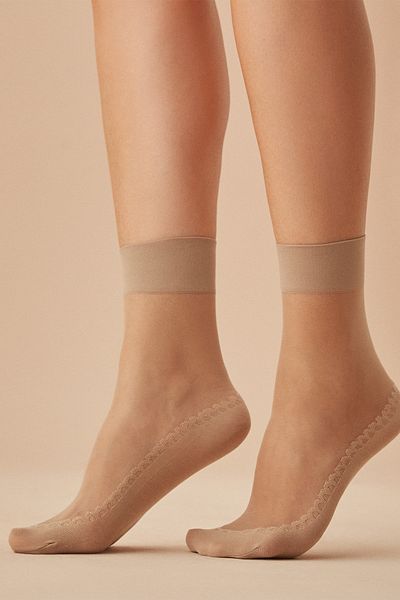 SUWEN Διάφανες λεπτές κάλτσες Comfort 15 Den