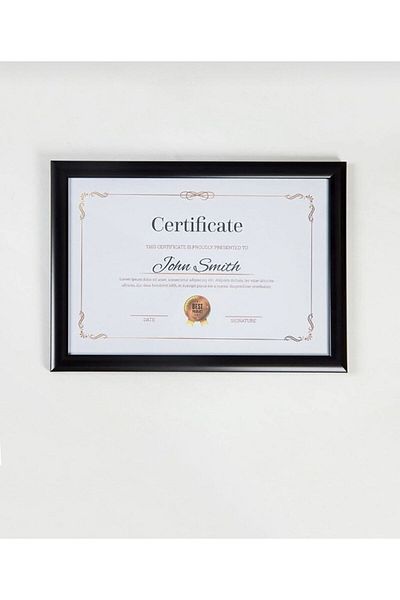 AS TİCARET Pvc Glass A4 Frame Pvc Glass 21x30 Photo Frame Picture Frame