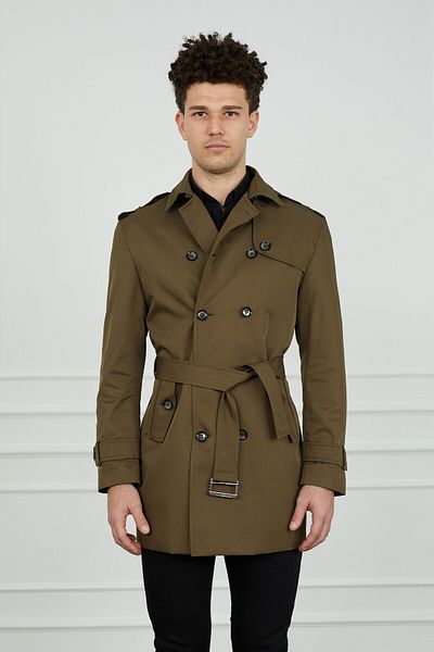 UFK MODA SLIMFIT TRENCH COAT