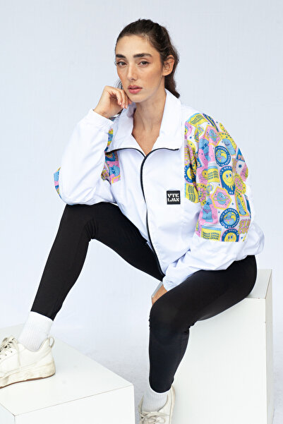Vatkalimon Women's Men's Colorful Patterned Bomber Jacket
