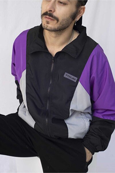 Vatkalimon Unisex Siyah Bomber Ceket