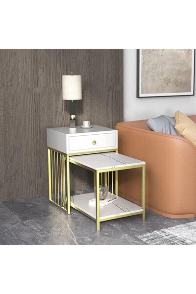 Püff Konsept Sanat & Dekorasyon Monna Zigon Sehpa Seti