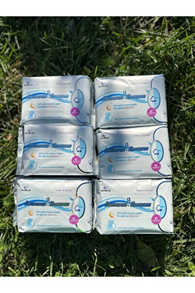 Tiens Airiz Hygienic Women's Pad 6 Pack of 8 Night