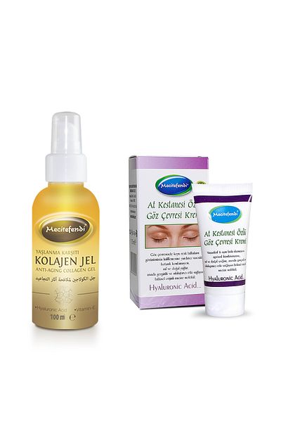 Mecitefendi Collagen Gel 1 Piece and Eye Contour Cream Set