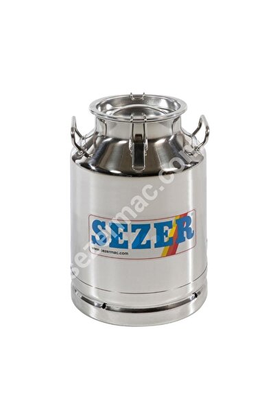 SEZER Paslanmaz Güğümtaşıma Güğümü 50 Lt. (kilitli Kapak Dahil)