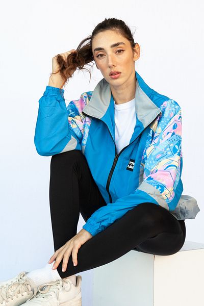 Vatkalimon Women's Men's Colorful Patterned Bomber Jacket