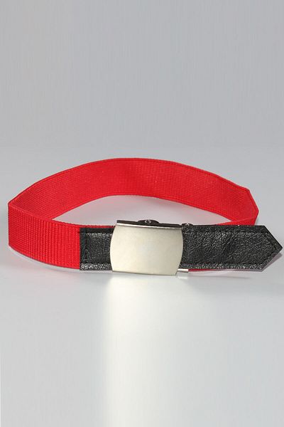Peki Children's Buy 5 Pay 4 Elastic Faux Leather Metal Buckle Belt 4-10 Years Old Length: 62cm Width: 3cm Strap Strip 13897