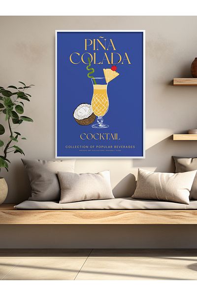 HOMEPACK Pictură din seria Cocktail cu un singur cadru Pictură poster modernă TK/410