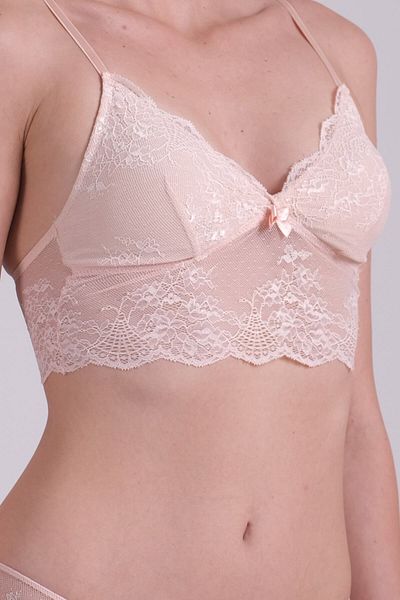 Dagi Rosa Braut-Bustier-BH aus Spitze