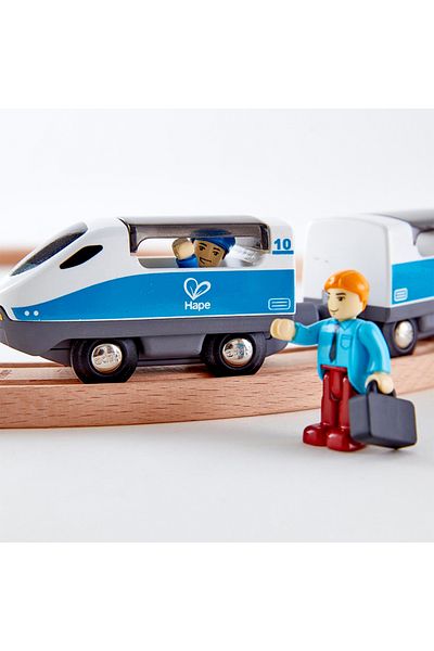 Hape Wooden Passenger Train Set Toy 26 Pieces