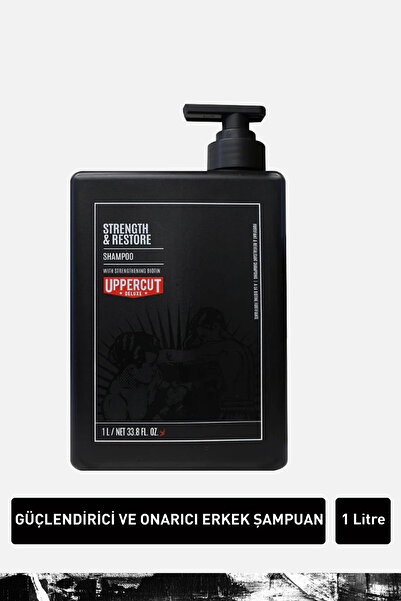 Uppercut Deluxe Strength And Restore Shampoo 1 L - Güçlendirici Ve Onarıcı Şampuan 1 Litre