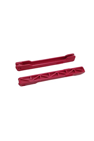 The Zey Gen Baza Amortisör Kilidi Plastiği Baza Emniyet Kilidi Baza Kilidi Kırmızı Tek Adet 17 Cm Uzunluk