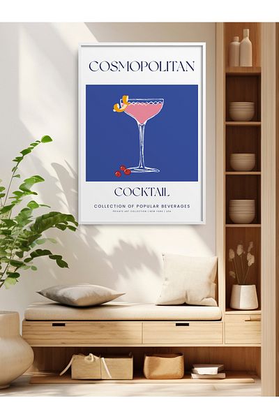 HOMEPACK Pictură în serie Cocktail cu un singur cadru Pictură poster modernă TK/409