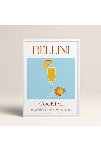 HOMEPACK Pictură din seria Cocktail cu un singur cadru Pictură poster modernă TK/412