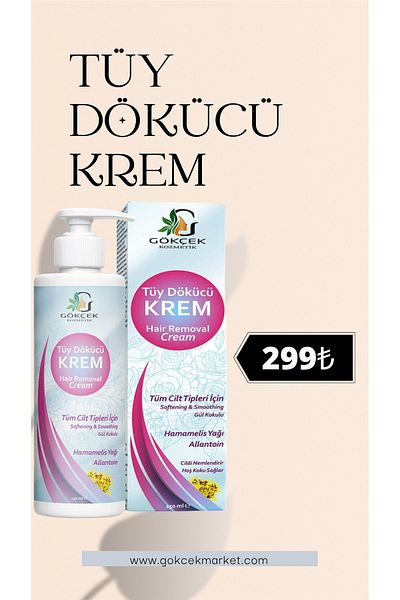 Gökçek Şifa 150 ml Hair Removal Cream - HAIR REMOVAL CREAM