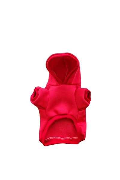 atelyu cat dog clothes fuchsia sweatshirt with fleece