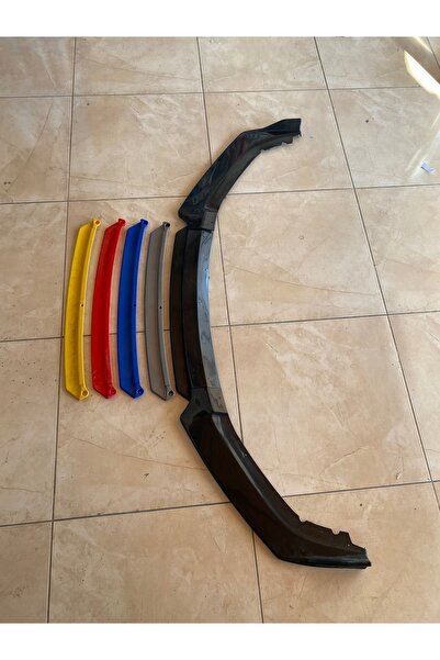 Ally Fiat egea Ön Tampon Ek Lip 4 Parça Uyumlu Kırmızı Renkli Lip e