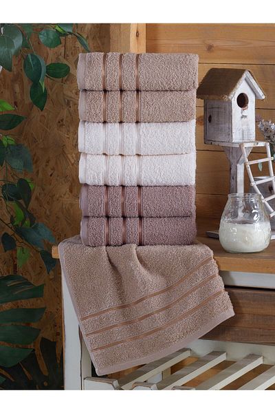 BİNNUR HOME Σετ πετσετών χεριών και προσώπου Three Line