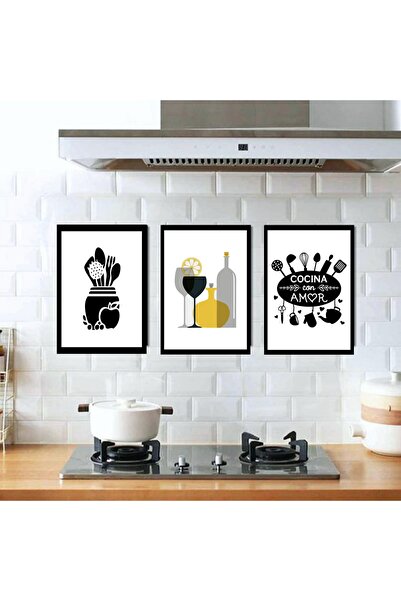 icase Σκεύη κουζίνας Κουτάλι Μαχαίρι Πιρούνι Διακοσμητικός πίνακας Έννοιας Σχ...