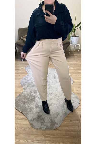 TUBA TOPTAŞ Crepe Carrown Pants