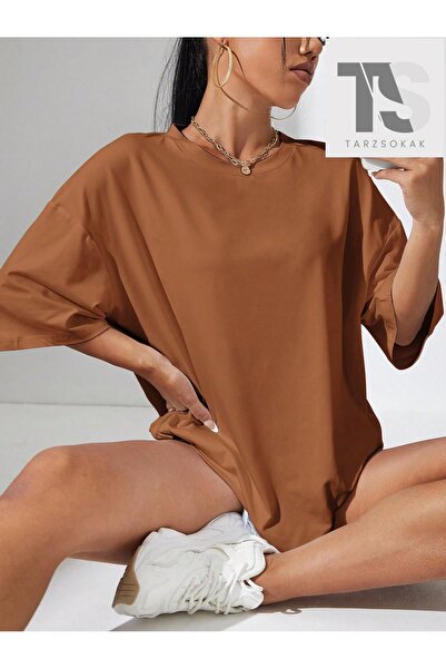 Tarzsokak Μασίφ μπλουζάκι μεγάλου μεγέθους εκτός ώμου