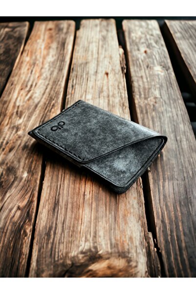 Safir Leather Ιταλική Μίνιμαλ Δερμάτινη θήκη για κάρτες