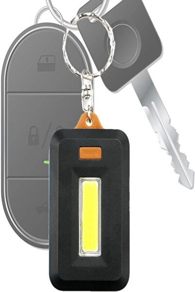 xolo Taşınabilir Pilli Fener Cob Led Seyahat Feneri Cep Boyutlu Anahtarlıklı