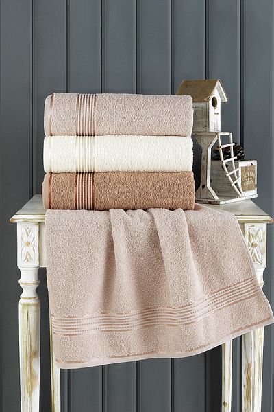 BİNNUR HOME Комплект кърпи за баня Alia Soft 70x140 см от 3 части