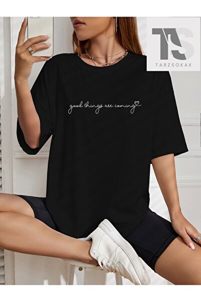 Tarzsokak Μπλουζάκι με σύνθημα γραφικό εκτός ώμου