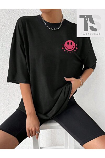 Tarzsokak Tricou cu umăr căzut cu desene animate