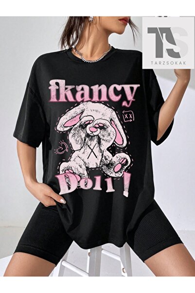 Tarzsokak Coolane 1 tricou cu umăr descăzut cu litere și grafică de desene an...