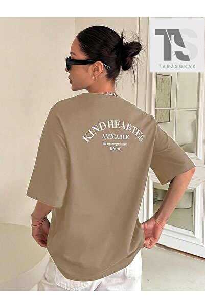 Tarzsokak Σύνθημα γραφικό μπλουζάκι με ανοιχτό ώμο