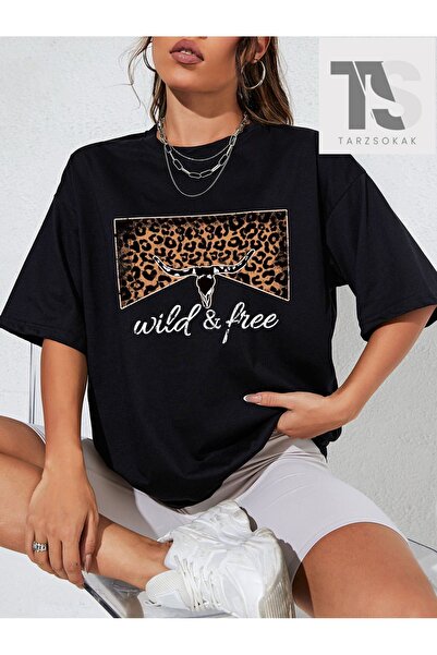 Tarzsokak Tricou Western Cowgirl cu grafică Soare și Slogan, cu umeri goi