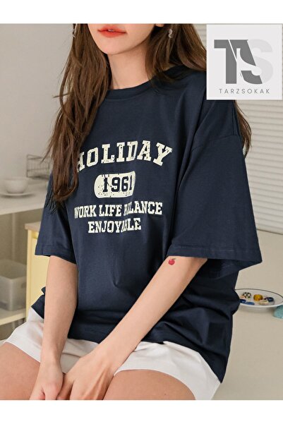 Tarzsokak Μπλουζάκι Letter Graphic Off Shoulder