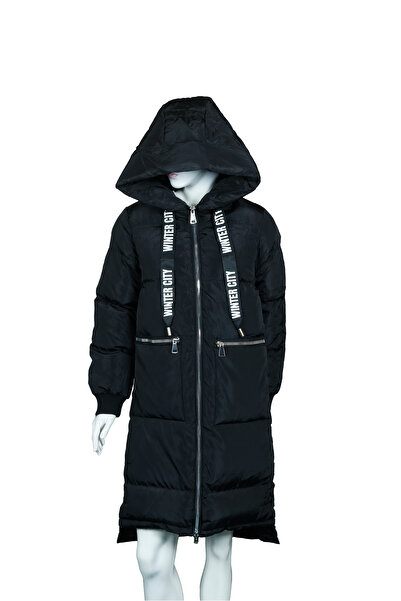 Koton KADIN UZUN ŞİŞME MONT 4WAL0002311W