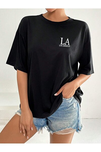 Tarzsokak Tricou ROMWE cu model de copac și umeri goi