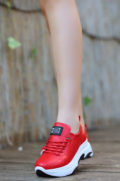 matilda store Frm-701 - Women's Sports Shoes, Thick Sole and Laces