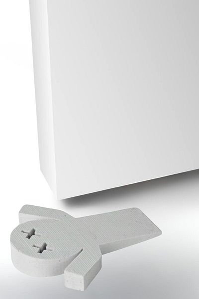 Evene Door Stopper White Color Decorative Door Holder Stopper Model 3