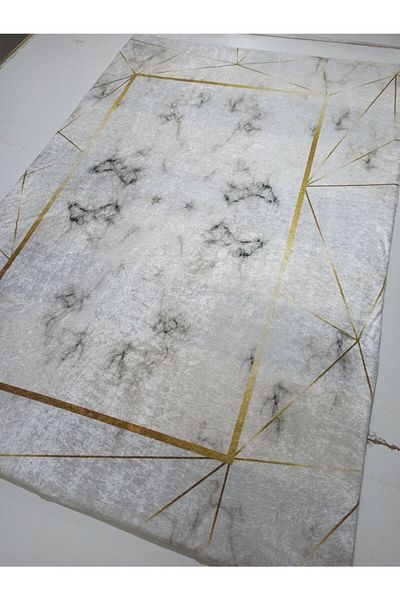ESPİCAL HOME Elastic Carpet Cover Made of Soft Velvet Fabric