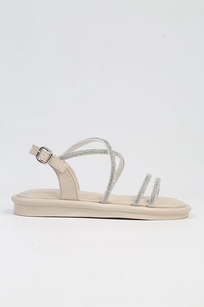 Pierre Cardin ® |   PC-5103-3891 Κρεμ-Γυναικεία Σανδάλια
