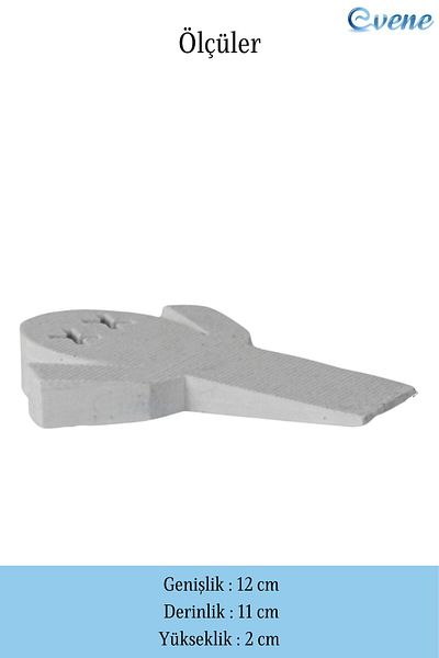 Evene Door Stopper White Color Decorative Door Holder Stopper Model 3