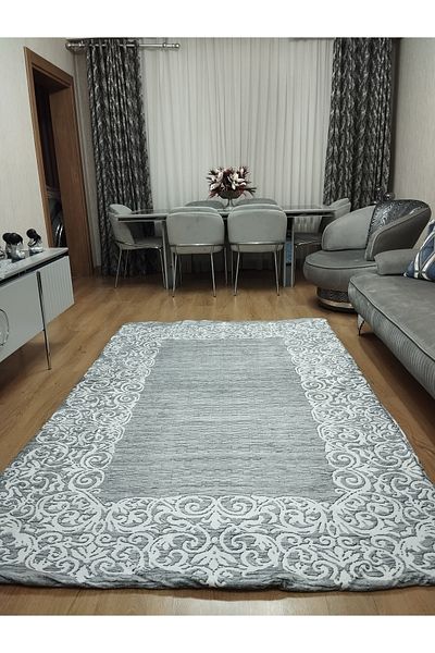 ESPİCAL HOME Elastic Carpet Cover Made of Soft Velvet Fabric
