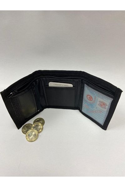 MENİSE Owl Patterned Velcro Wallet for Kids