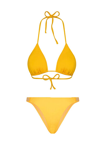 Bonesta Üçgen Sarı Bikini Takımı