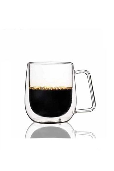 SepetçiBaba 300ml Glass Mug with Double Walls