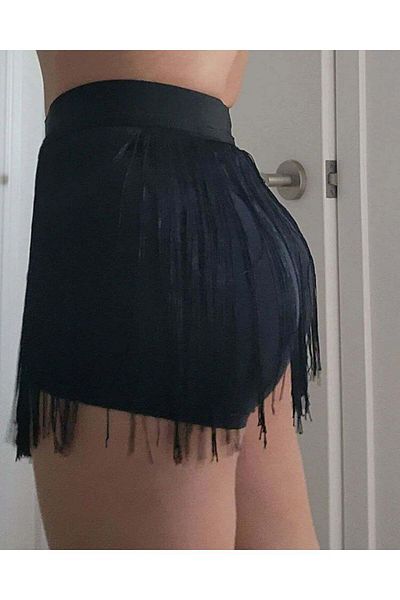 nuriçgiyim Tasseled pareo skirt with tassels