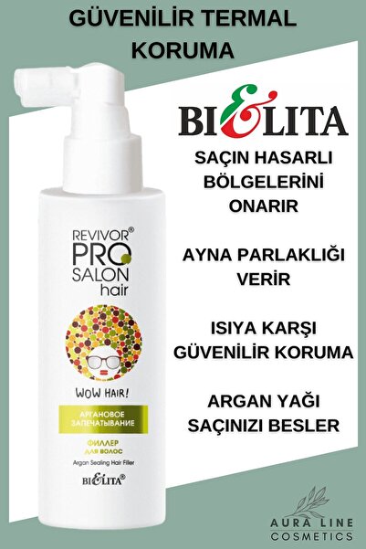Belita Revivor Pro Salon Hair Argan Yağlı Durulanmayan Termal Koruma Saç Bakı...