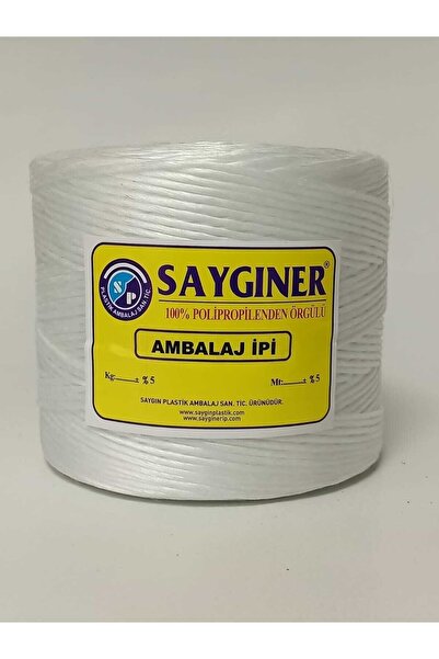 Saygıner Ambalaj Ipi-çuval Ağzı Bağlama Ipi (2KG) (BİR BOBİN AĞIRLIĞI ±%5)