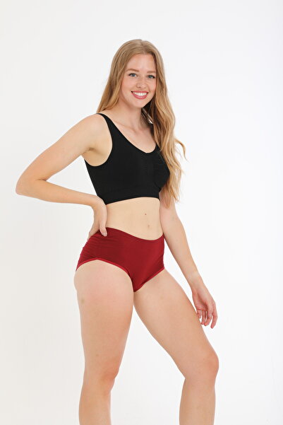 FOURAA Жіночі трусики з високою талією, щоденні, м'які, кольорові, 3 штуки в упаковці