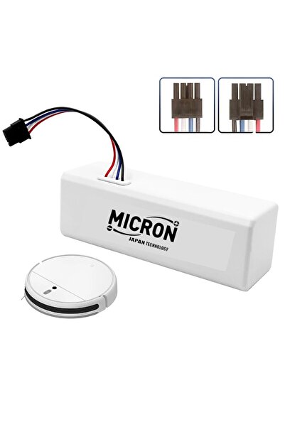 Micron Xiaomi Mi Vacuum Mop 1c 2in1 Xiaomi 1C STYTJ01ZHM Akıllı Robot Süpürge Bataryası 14.4v 2600mah Pil